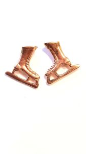 Skate earrings Rosé Gold