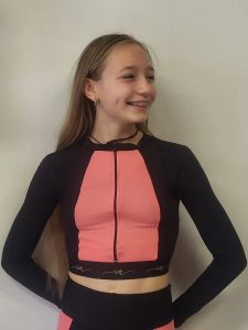 Brenda  top Coral