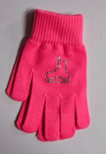 Skate gloves neon pink