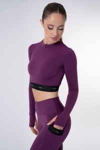 Amoli top Plum