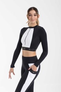 Brenda  top black-white