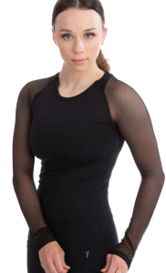 Elite mesh sleeve top