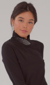 .Chrystal Collar Top