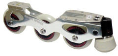 SnowWhite inline skate plate & wheels