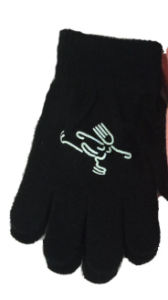 .Stretch skater gloves