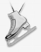.Mikelart kunstschaatsje-925 Sterling silver chain