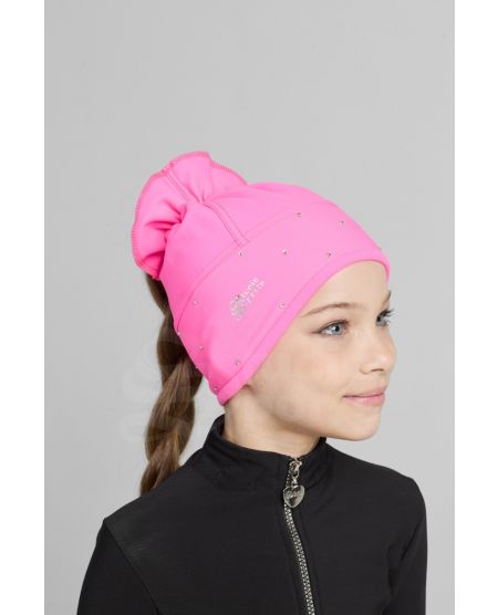 ..Ponytail hat pink