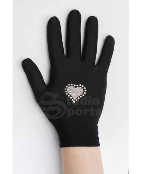 .Thermo gloves Hearts black