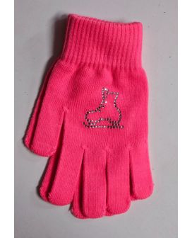 Skate gloves neon pink