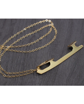 ..Blade necklace 18K Gold plated