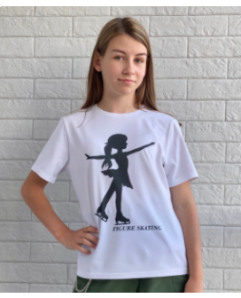 .T-shirt skating girl