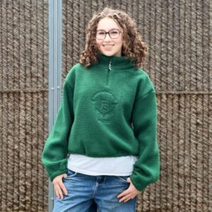 Figureskater Teddy sweater Forest green