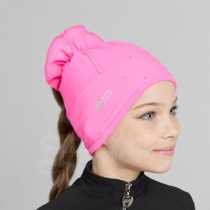 Ponytail hat pink