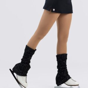 Beenwarmers black silver