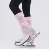 Beenwarmers pink silver