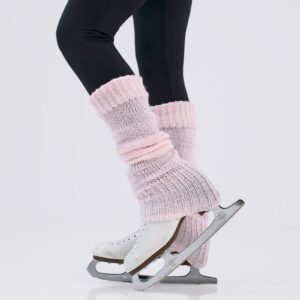 Beenwarmers pink silver