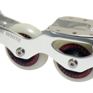 Snow White inline plate & wheels