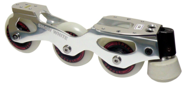Snow White inline plate & wheels