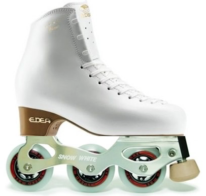 Snow White inline plate & wheels