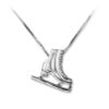 Mikelart ketting Silver ICE skate
