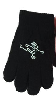 Stretch skater gloves