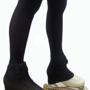 Boot-and heelcover tights black