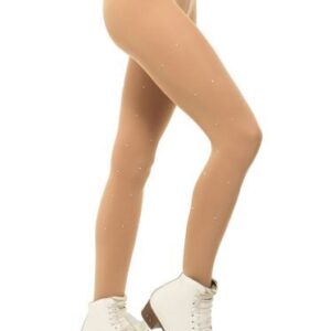 Footed tights rhinestones
