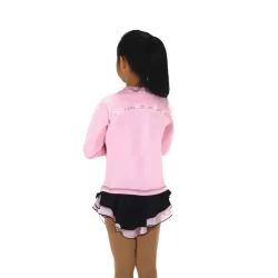 Fleece sparkle jacket Soft pink