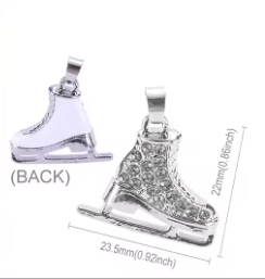 Sleutelhanger Zircon silver.