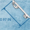 404b850d143a2549d217b3f067782426 Ice skate blade & chain 18K Gold Plated