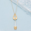 b1d251c76d09c8b0485df2f513d1f634 Ice skate blade & chain 18K Gold Plated