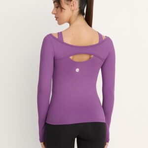 Longsleeve Iben purple