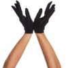 Competition gloves rhinestones skin or black