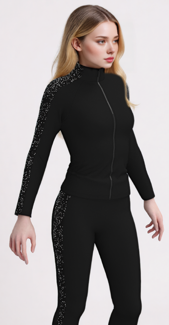 Jacket Black Glittery