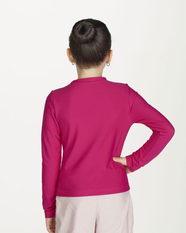Longsleeve crystals fuchsia