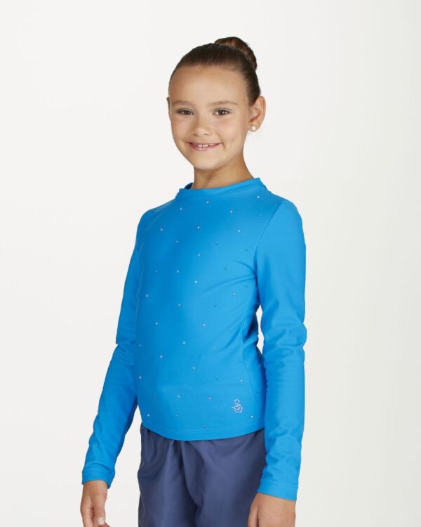 Longsleeve crystal turquoise Longsleeve crystal turquoise