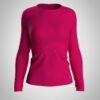 Longsleeve crystals fuchsia