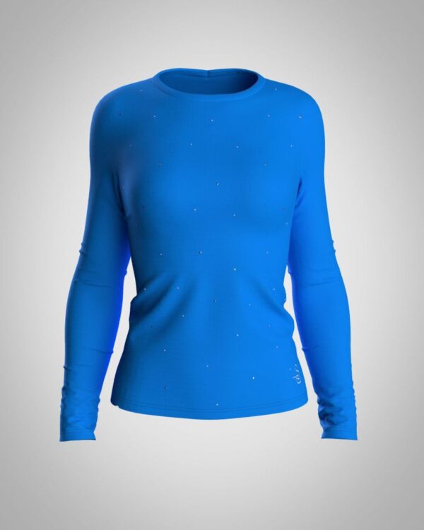 Longsleeve crystal turquoise Longsleeve crystal turquoise